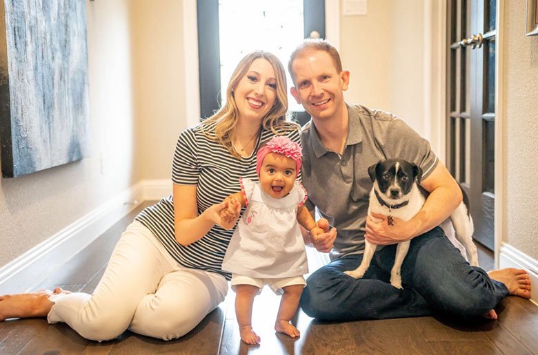 Dr. Robby Seim with dog